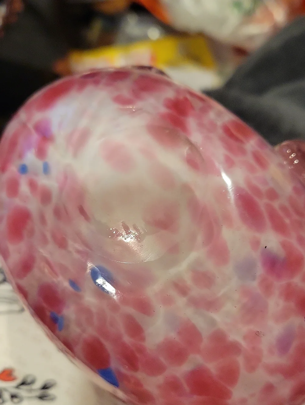Murano Glass Vintage Purse Vase..Like New Condition.Stunning!
